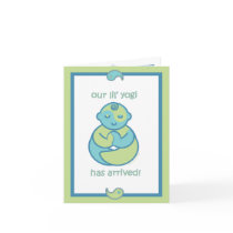 Yoga Speak Baby : Lil' Yogi Baby Announcement cards