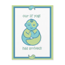 Yoga Speak Baby : Lil' Yogi Postcard