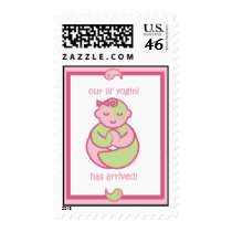 Yoga Speak Baby : Lil' Yogini Arrival Postage postage by yogaspeakbaby Yoga Speak Baby : Lil' Yogini Arrival Postage postage