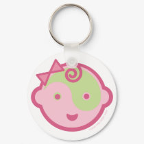 Yoga Speak Baby : Lil' Yogini Keychain by yogaspeakbaby Yoga Speak Baby : Lil' Yogini Keychain