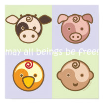 Yoga Speak Baby : May All Beings Be Free Print