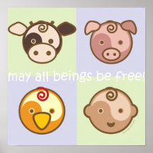 Yoga Speak Baby : May All Beings Be Free Print