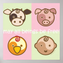 Yoga Speak Baby : May All Beings Be Free Print