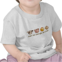 Yoga Speak Baby : May All Beings Be Free Tee
