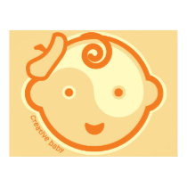 Yoga Speak Baby :Orange Chakra Creative Baby Print