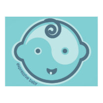 Yoga Speak Baby: Teal Chakra Expressive Baby Print