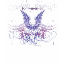 Yoga Speak : "Be Spiritual" Violet Chakra t-shirts