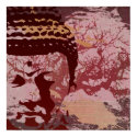 Yoga Speak : Buddha Tree Graphic posters