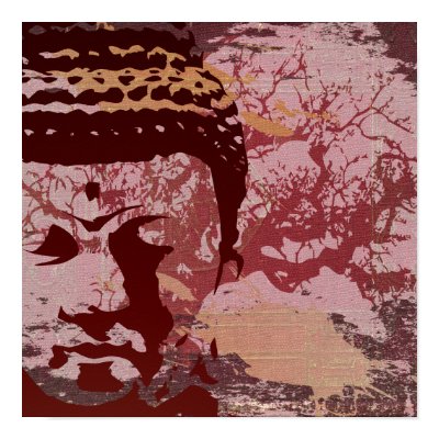 Yoga Speak : Buddha Tree Print by yogaspeak