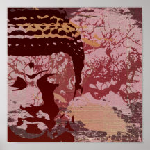 Yoga Speak : Buddha Tree Print