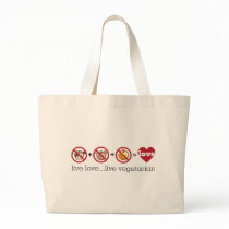 Yoga Speak : Live Love...Live Vegetarian bags by yogaspeak Yoga Speak : Live Love...Live Vegetarian bags