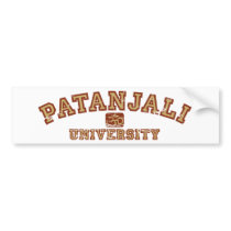 Yoga Speak : Patanjali University bumper stickers by yogaspeak Yoga Speak : Patanjali University bumper stickers