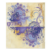 Yoga Speak : Purple Peace Chakra posters by yogaspeak Yoga Speak : Purple Peace Chakra posters