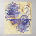 Yoga Speak : Purple Peace Chakra Print