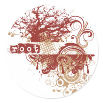 Yoga Speak : Red Root Chakra stickers by yogaspeak Yoga Speak : Red Root Chakra stickers