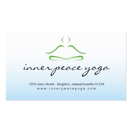 Yoga Studio Business Card