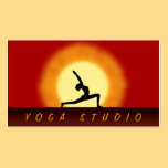 Yoga Sunrise Yoga Instructor Teacher Business Card business cards