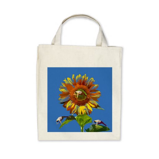 YOGA TOTE, YOGA BAG, SUNFLOWER AND BLUE BY ARA