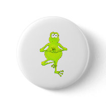 Yoga Tree Frog Buttons
