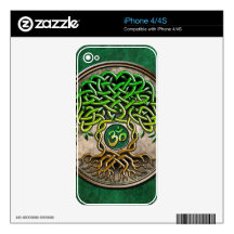 Yoga Tree of Life iPhone 4 Decal
