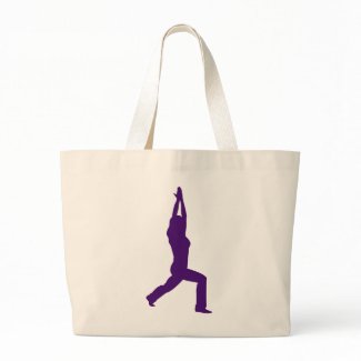 Yoga Warrior Pose Yoga Bag bag