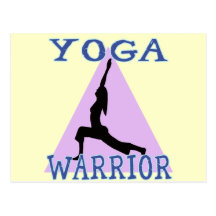 Yoga Warrior Post Cards