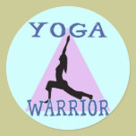 Yoga Warrior stickers