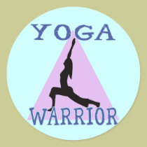 Yoga Warrior stickers