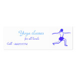 yoga woman business card templates