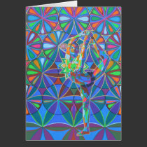 Yogadancer - 2012 as greetingcard cards