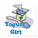 Yogurt Girl blueberry yogurt posters