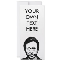 Yokio Hatoyama rack cards by Politicaltshirts Yokio Hatoyama rack cards