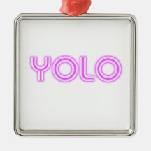 YOLO CHRISTMAS ORNAMENTS
