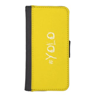 #YOLO PHONE WALLET CASES