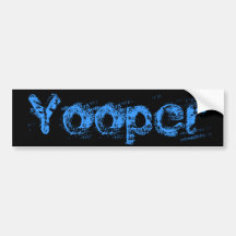 Yooper Bumper Sticker Upper Peninsula MI Michigan