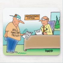 Yooper Pasty Cartoon Mouse Pad mousepads