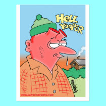 YOOPER POSTCARD FEATURING HELL BOY postcards
