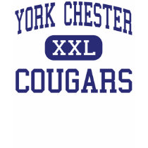 York Chester Cougars Middle Gastonia t-shirts