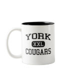 York - Cougars - Junior - York South Carolina Mugs