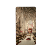 York Minster, York, Yorkshire, England Custom Address Label
