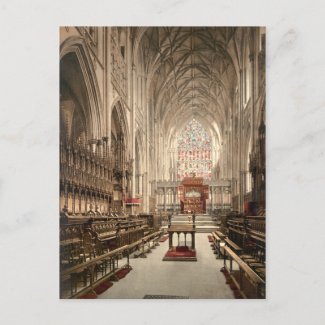 York Minster, York, Yorkshire, England postcard