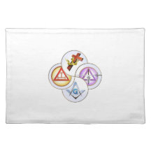 York Rite Digital Pinwheel Placemat