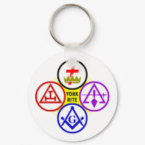 York Rite Keychain by KingSolomonsLodge York Rite Keychain