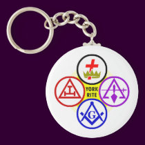York Rite Keychain keychains