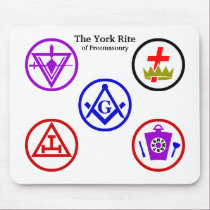 York Rite Mousepad mousepads