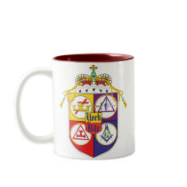 York Rite shield mugs