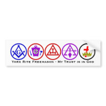 York Rite Trust in God bumper stickers by KingSolomonsLodge York Rite Trust in God bumper stickers