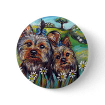 Yorkie best buds Lucy and Milly Pins