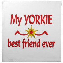 Yorkie Best Friend Napkin