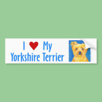 Yorkie Bumper Sticker - "Sammy" bumper stickers